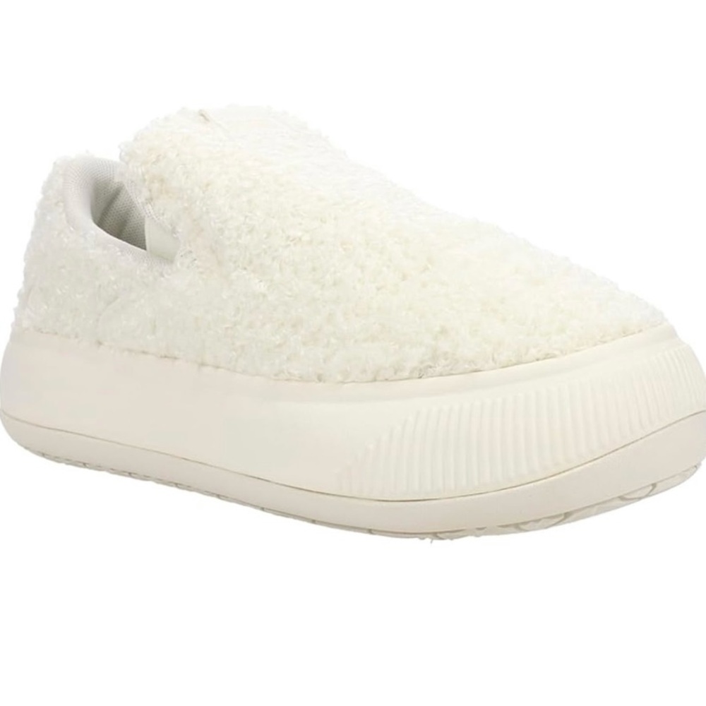PUMA Suede Mayu Slip-On Teddy Marshmallow/Putty 5.5B (M)